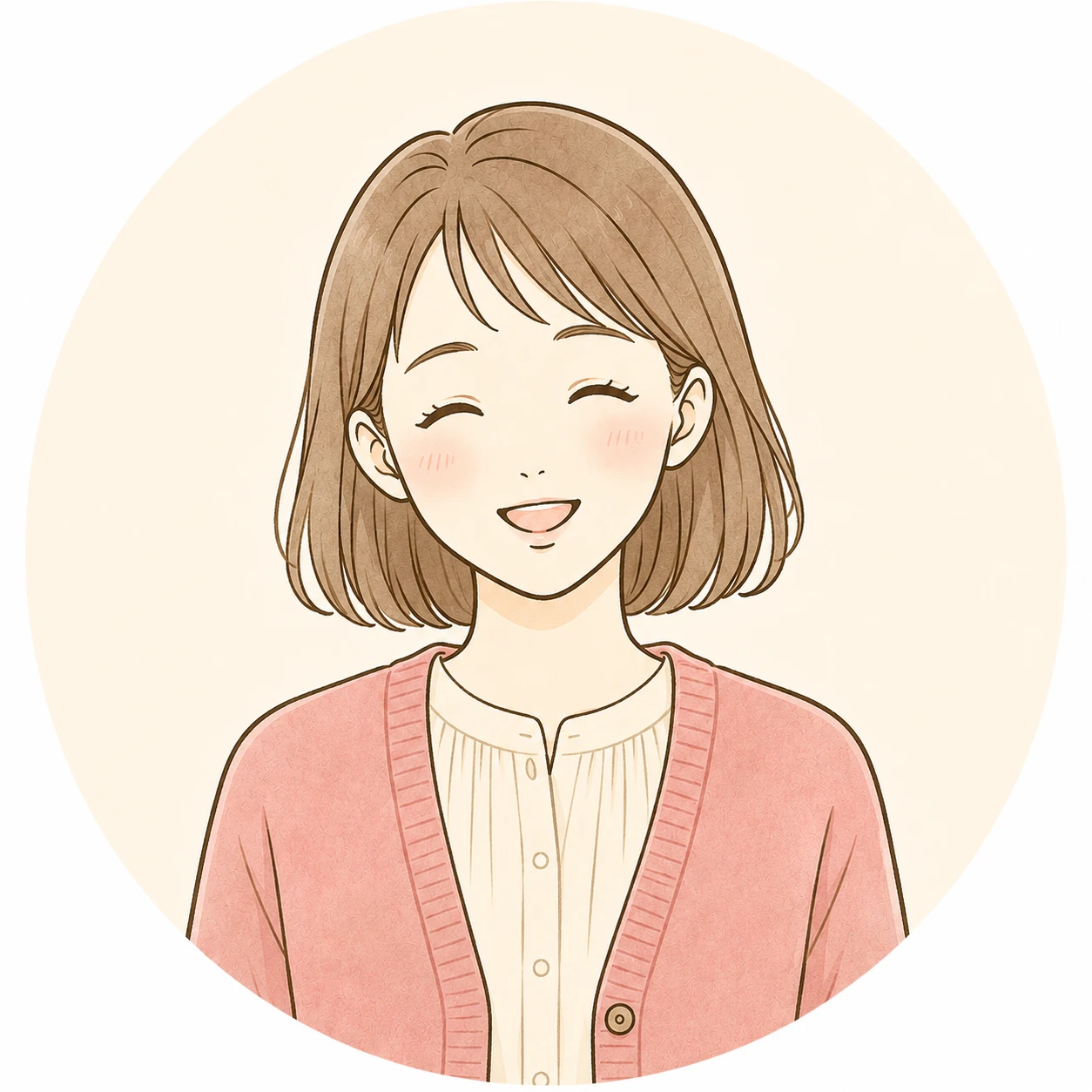 運営者「かや」のイラスト